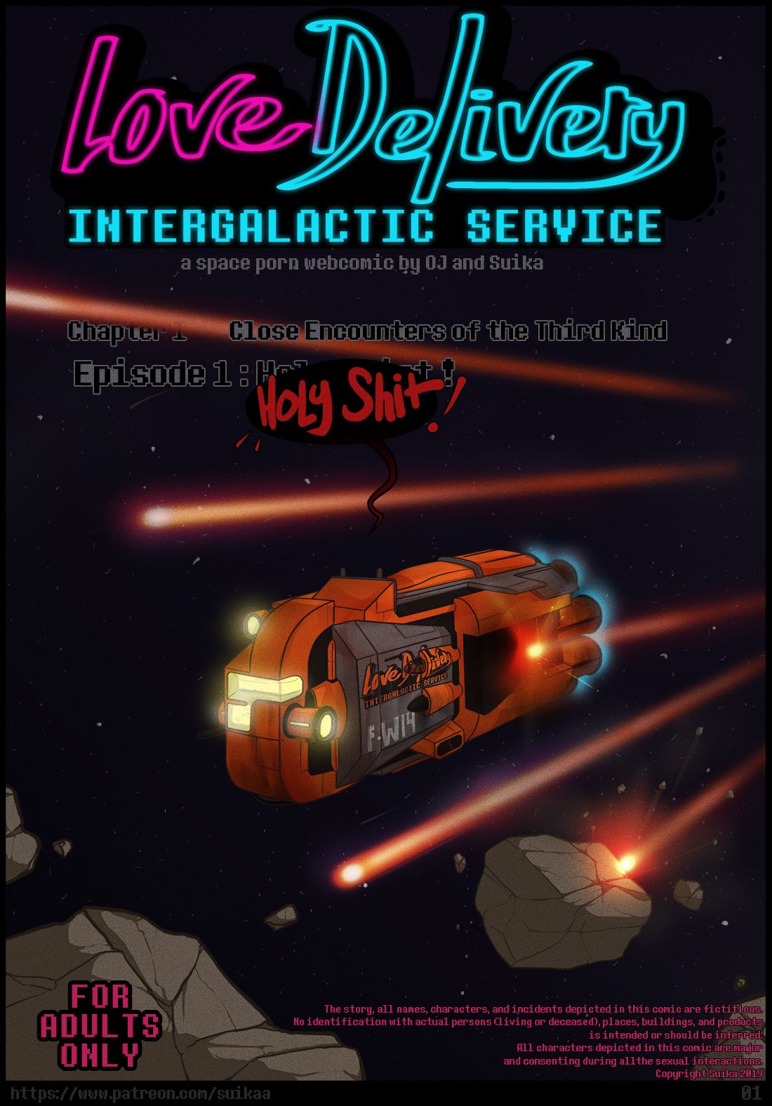 Love Delivery Intergalactic Service Ch1 Ep1 page 1 full