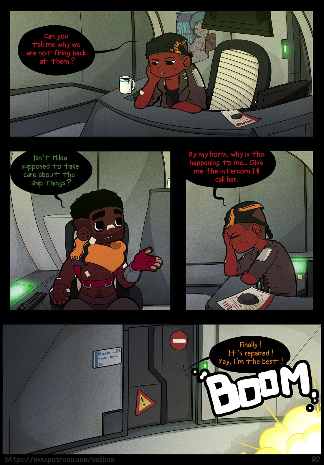 Love Delivery Intergalactic Service Ch1 Ep1 page 2 full