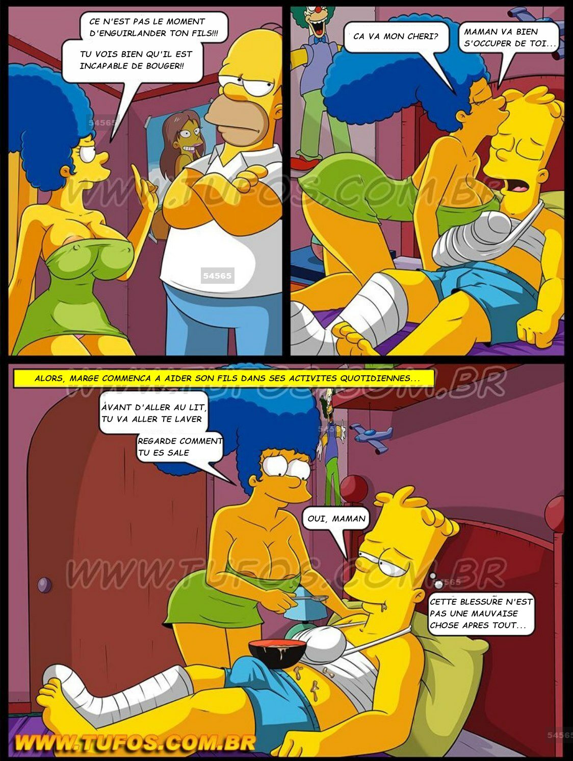 THE SIMPSONS 11  Toilette trés intimes. page 3 full