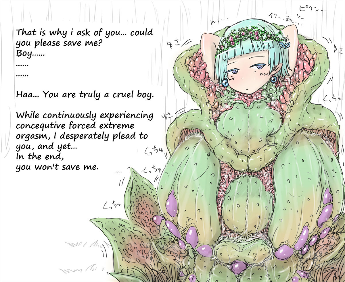 A Princess Trapped in a Tentacle Plant Can only Ask for Salvation from a Forced Orgasm Hell page 10 full