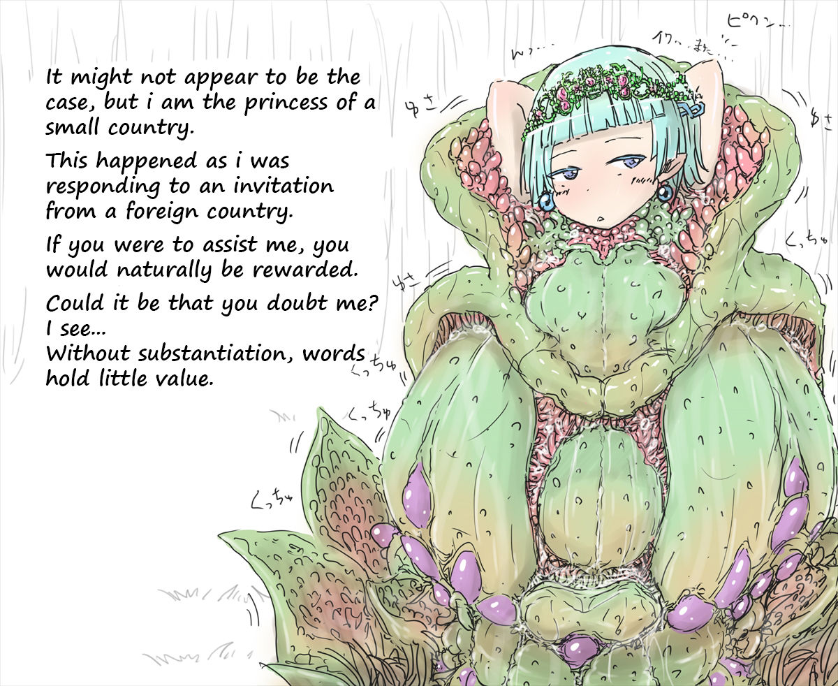 A Princess Trapped in a Tentacle Plant Can only Ask for Salvation from a Forced Orgasm Hell page 2 full