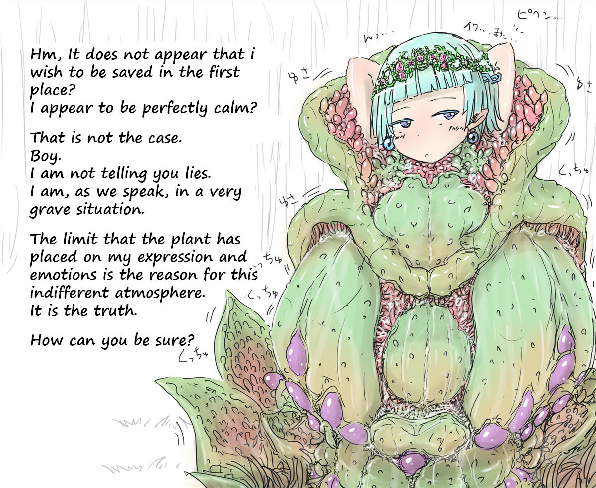 A Princess Trapped in a Tentacle Plant Can only Ask for Salvation from a Forced Orgasm Hell page 3 full