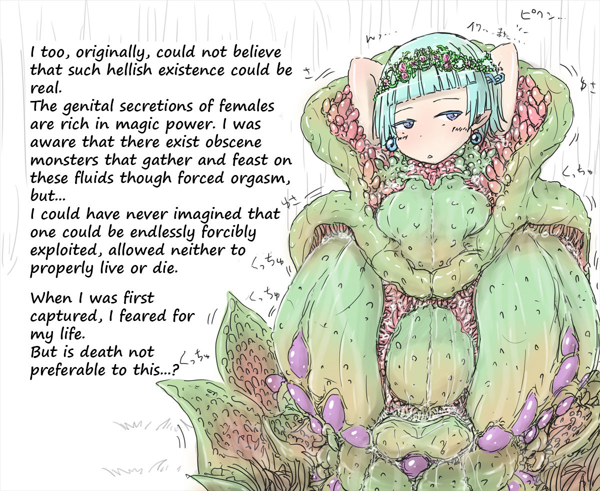 A Princess Trapped in a Tentacle Plant Can only Ask for Salvation from a Forced Orgasm Hell page 7 full