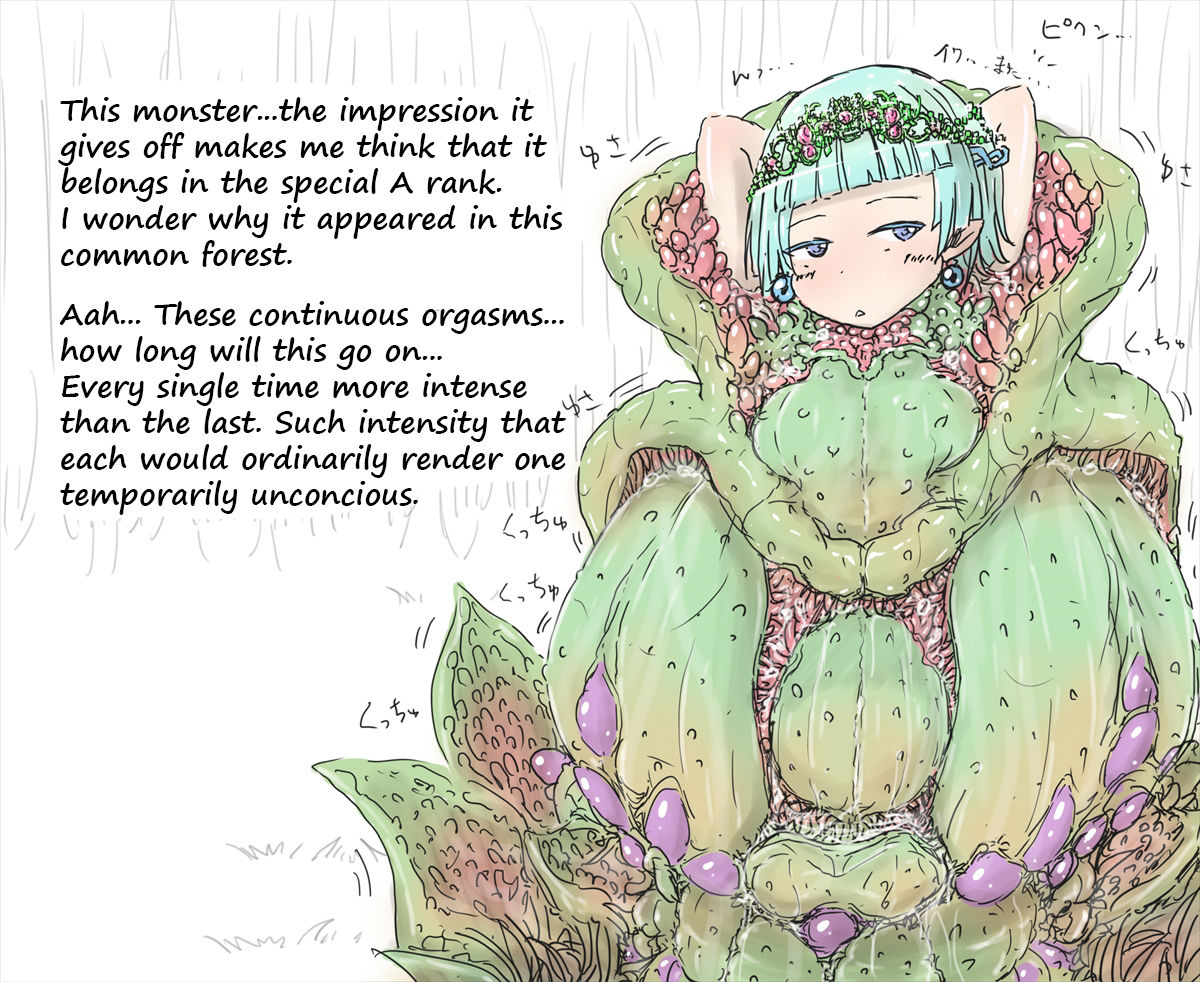 A Princess Trapped in a Tentacle Plant Can only Ask for Salvation from a Forced Orgasm Hell page 8 full