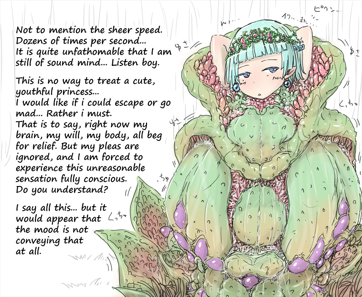 A Princess Trapped in a Tentacle Plant Can only Ask for Salvation from a Forced Orgasm Hell page 9 full