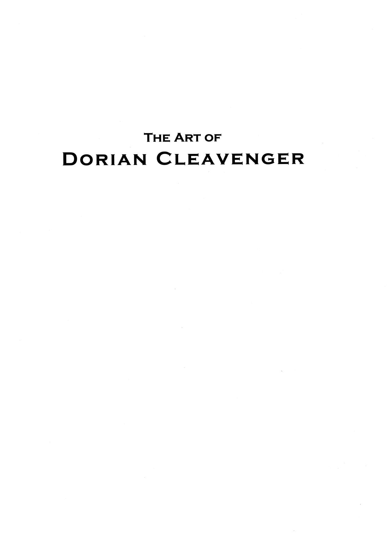 Art Fantastix 03 - The Art of Dorian Cleavenger page 3 full