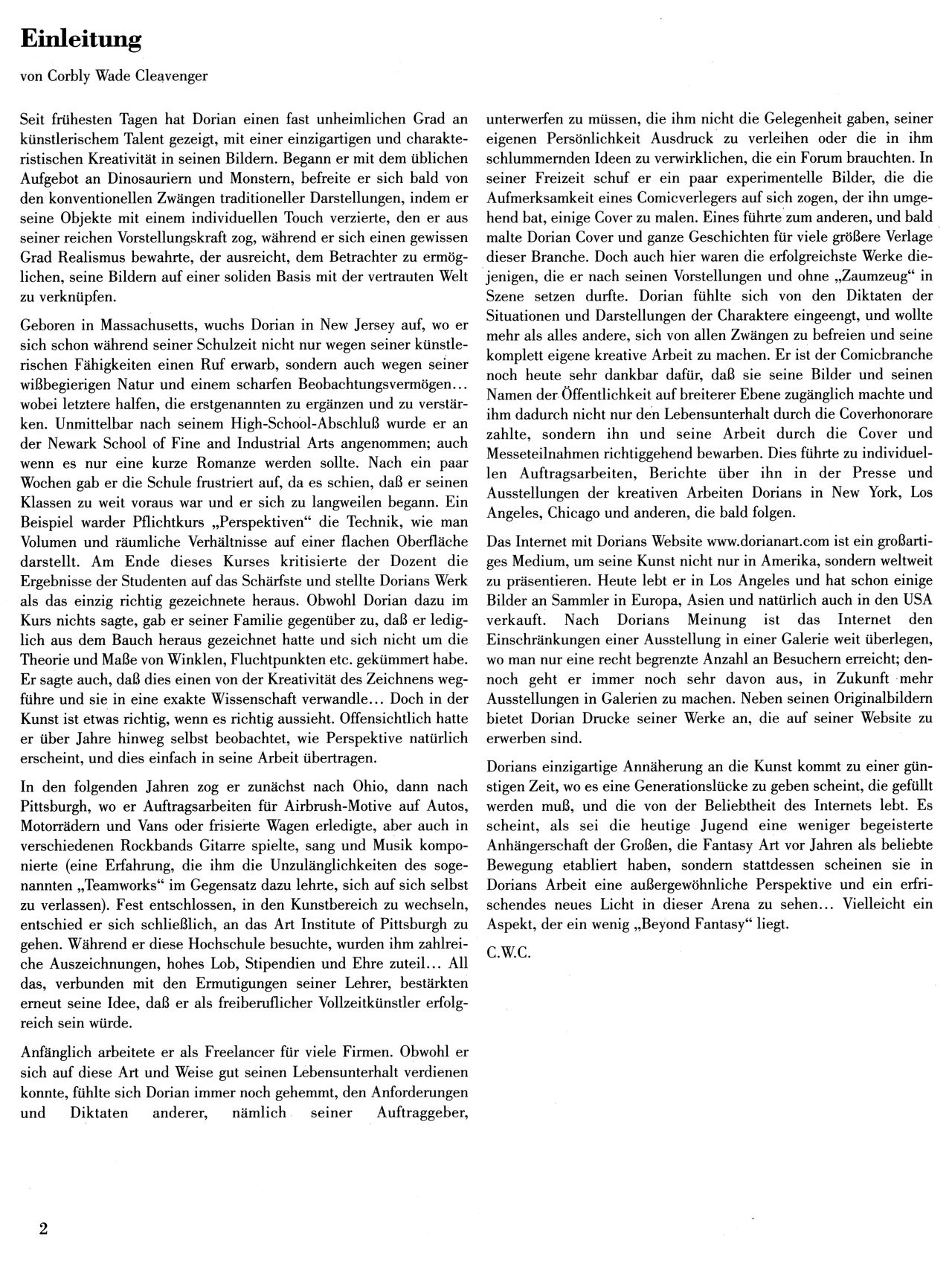 Art Fantastix 03 - The Art of Dorian Cleavenger page 4 full