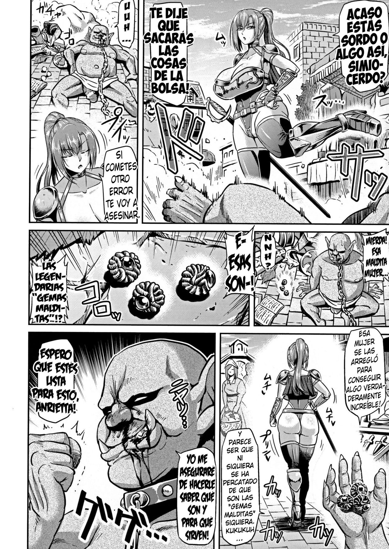 Onna Senshi to Goblin | La Caballero Femenina &amp; el Goblin page 4 full