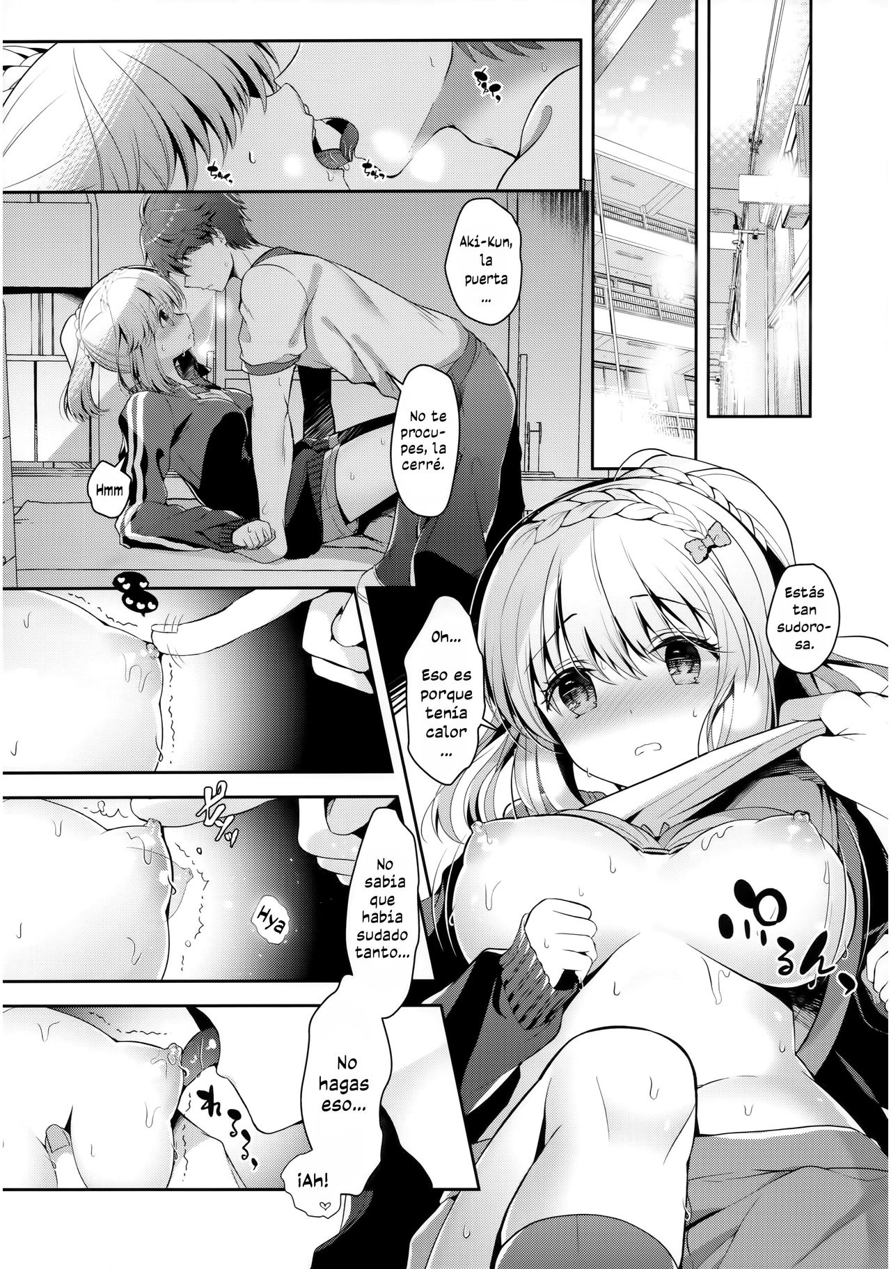 Osananajimi de Koibito no Kanojo to Taiiku Souko de | En el almacén de educion fisica con mi novia y amiga de la infancia page 9 full