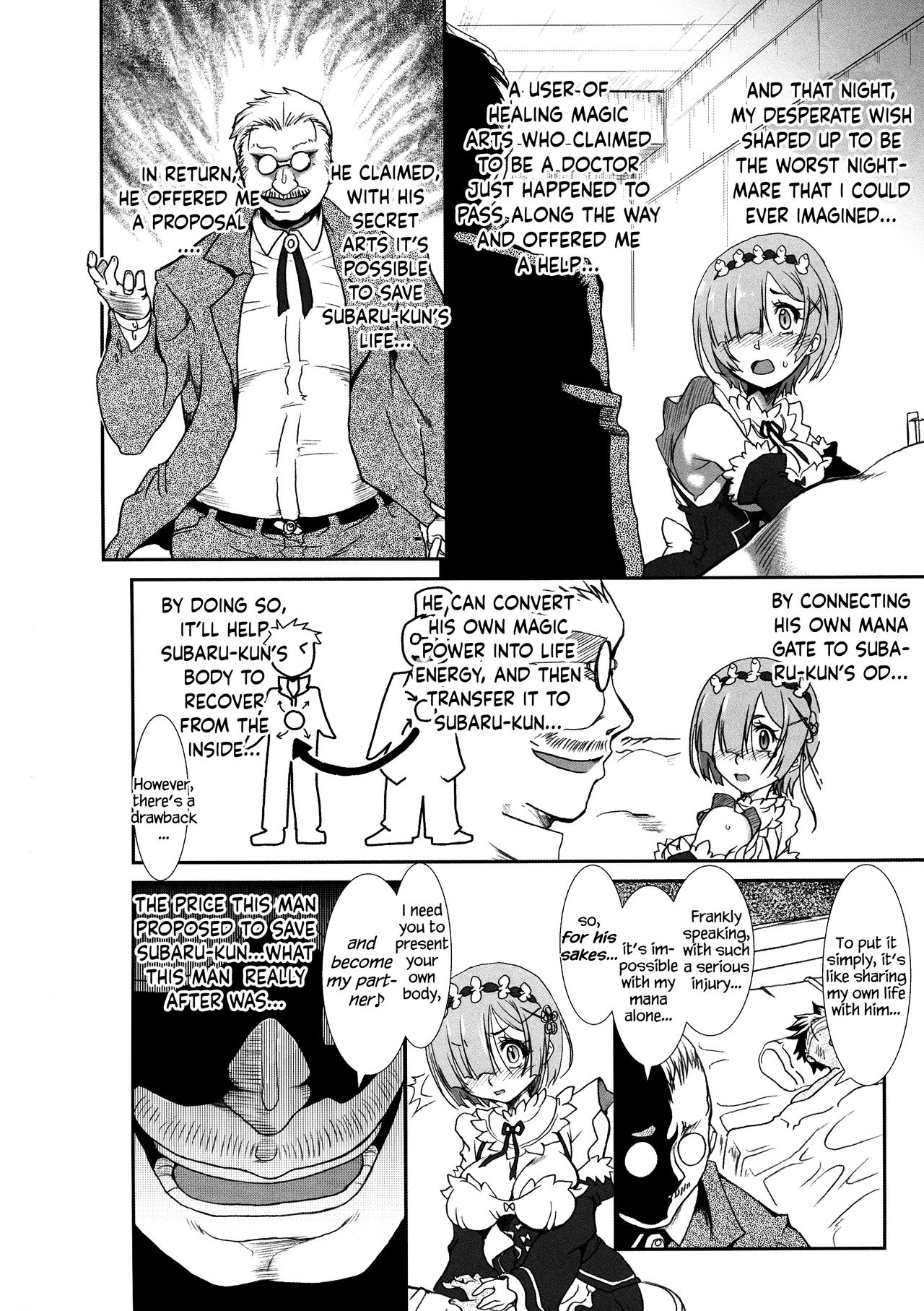 Rem - Danshou - Natsuki Rem no Eromanga page 7 full