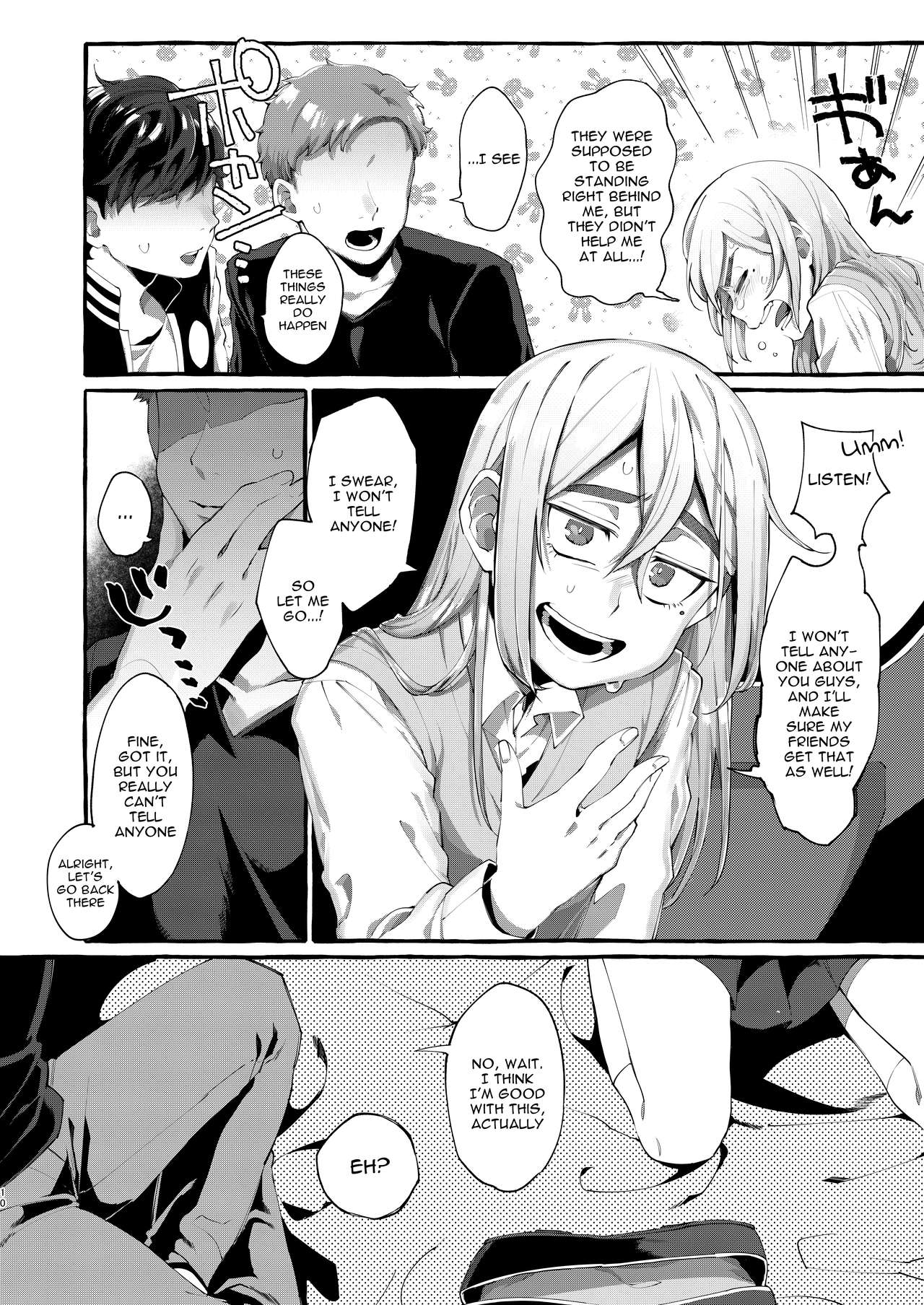 Joshigakusei o Rachi Yuukai Shita to Omottara Otokonoko datta.  We Thought We Kidnapped and Drove Away with a Girl Student, but It Turned out to be a Girly Boy. page 9 full