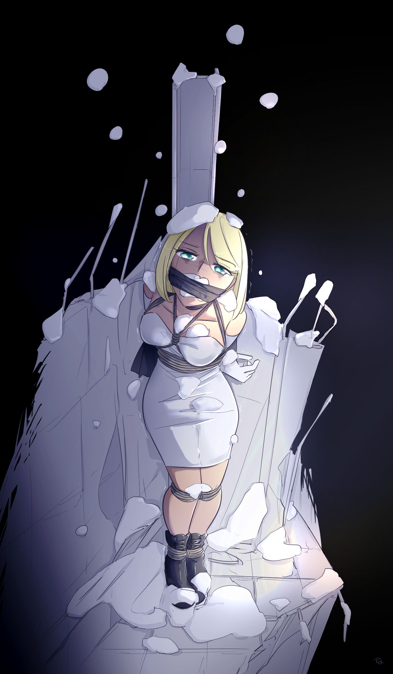 TripleQ'sCG~Blond Hair Black Clothes~ page 10 full