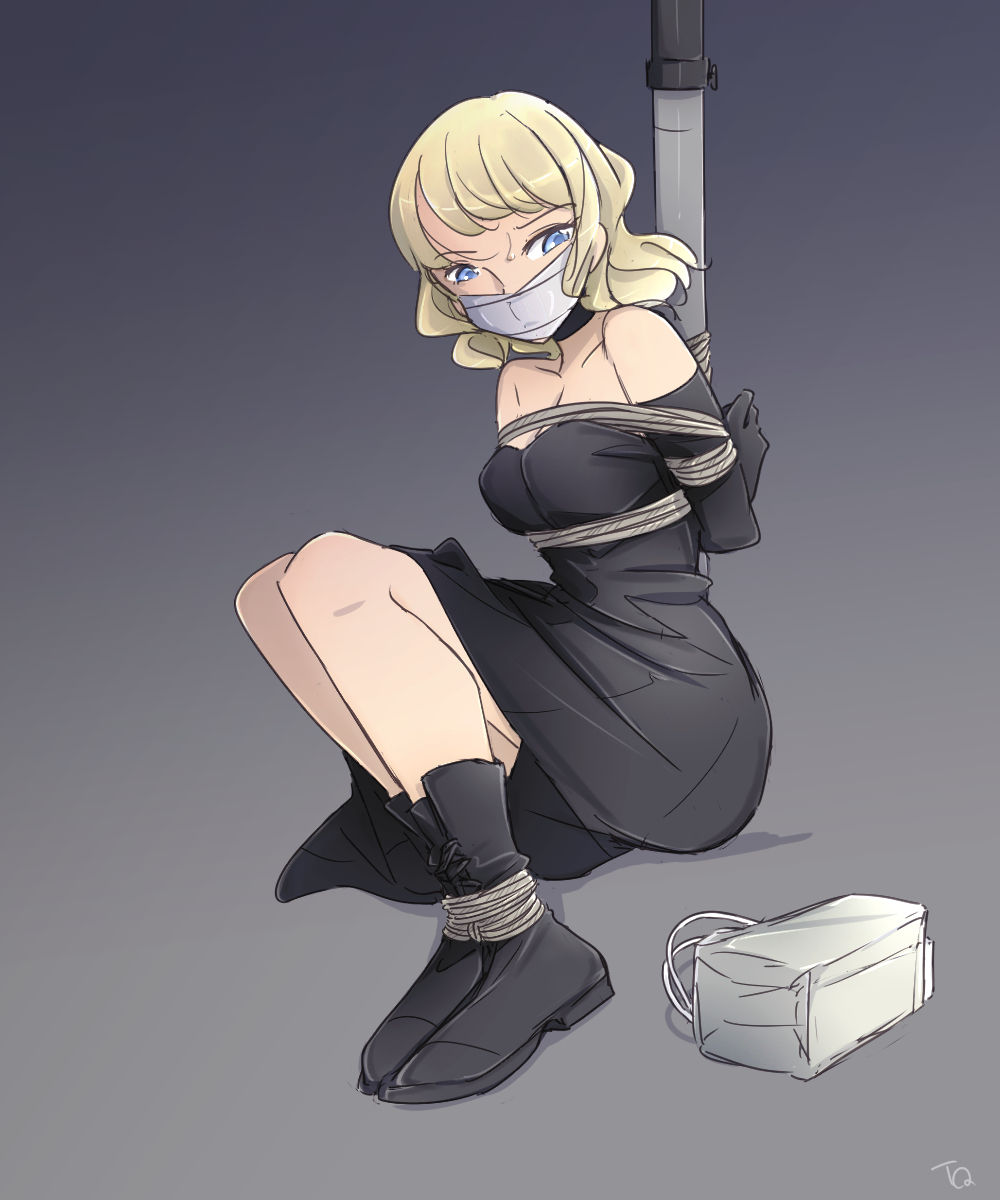 TripleQ'sCG~Blond Hair Black Clothes~ page 5 full