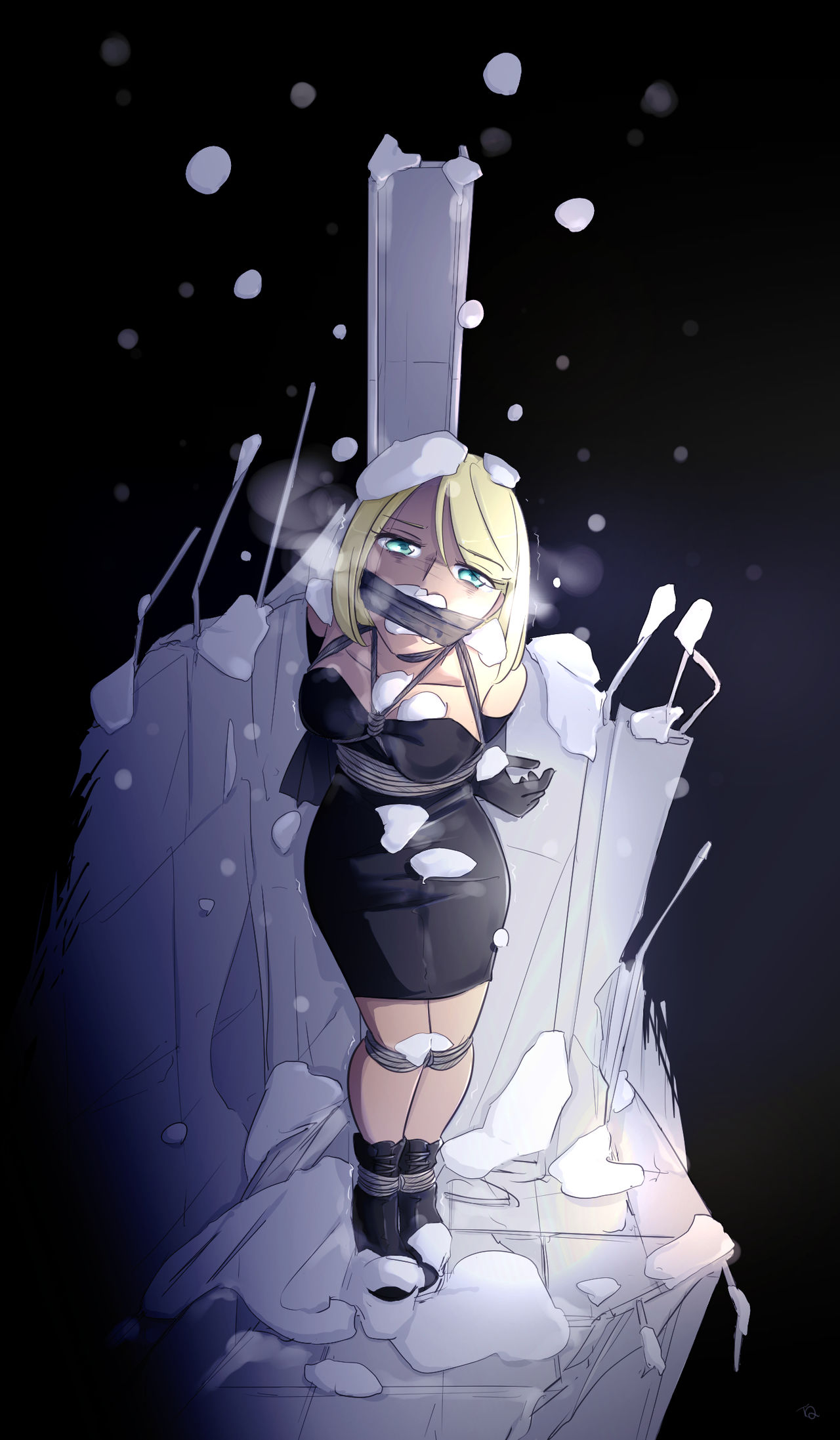 TripleQ'sCG~Blond Hair Black Clothes~ page 7 full