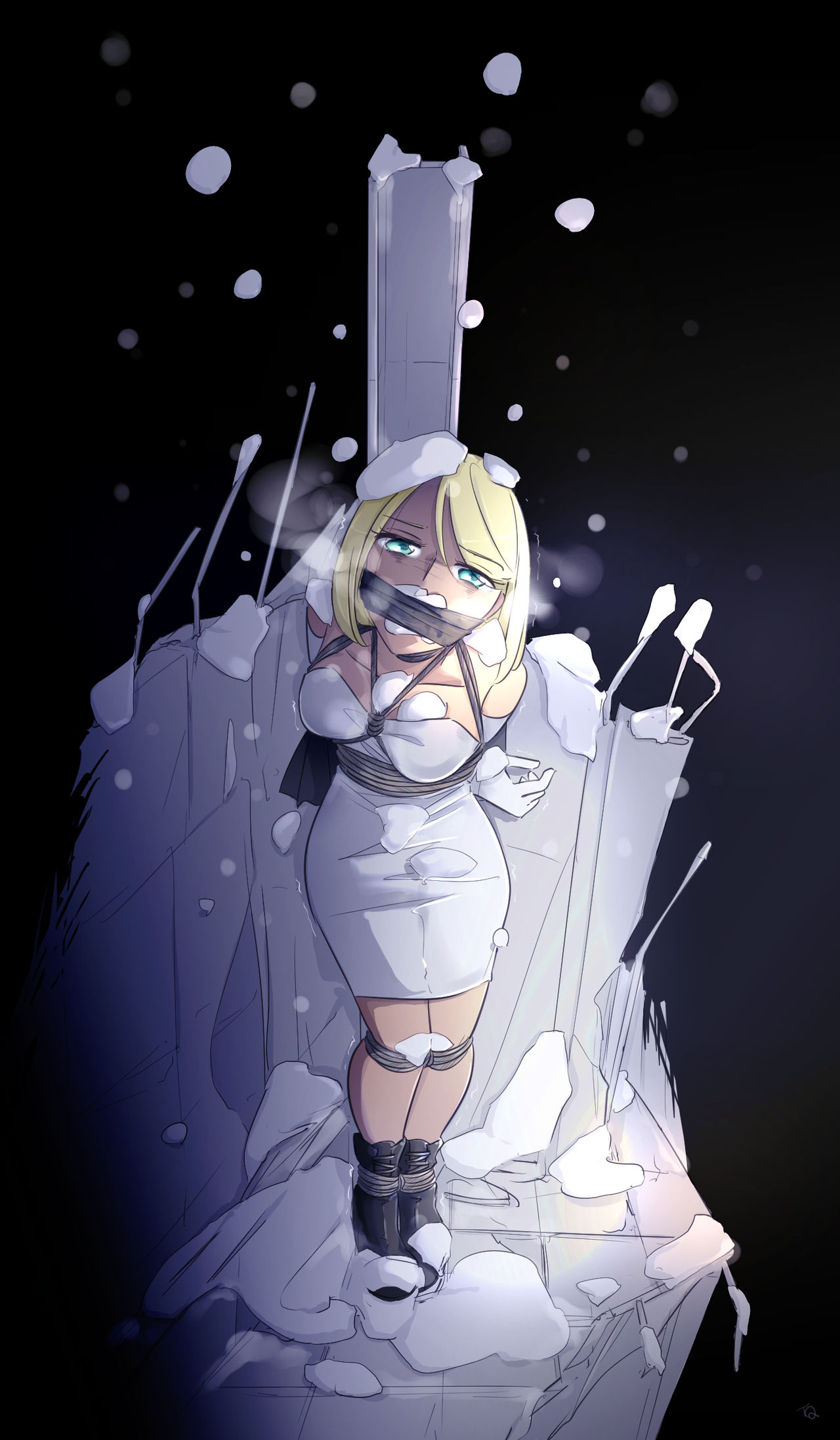 TripleQ'sCG~Blond Hair Black Clothes~ page 9 full