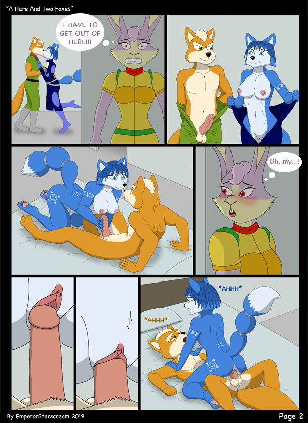 A Hare And Two Foxes page 2 full