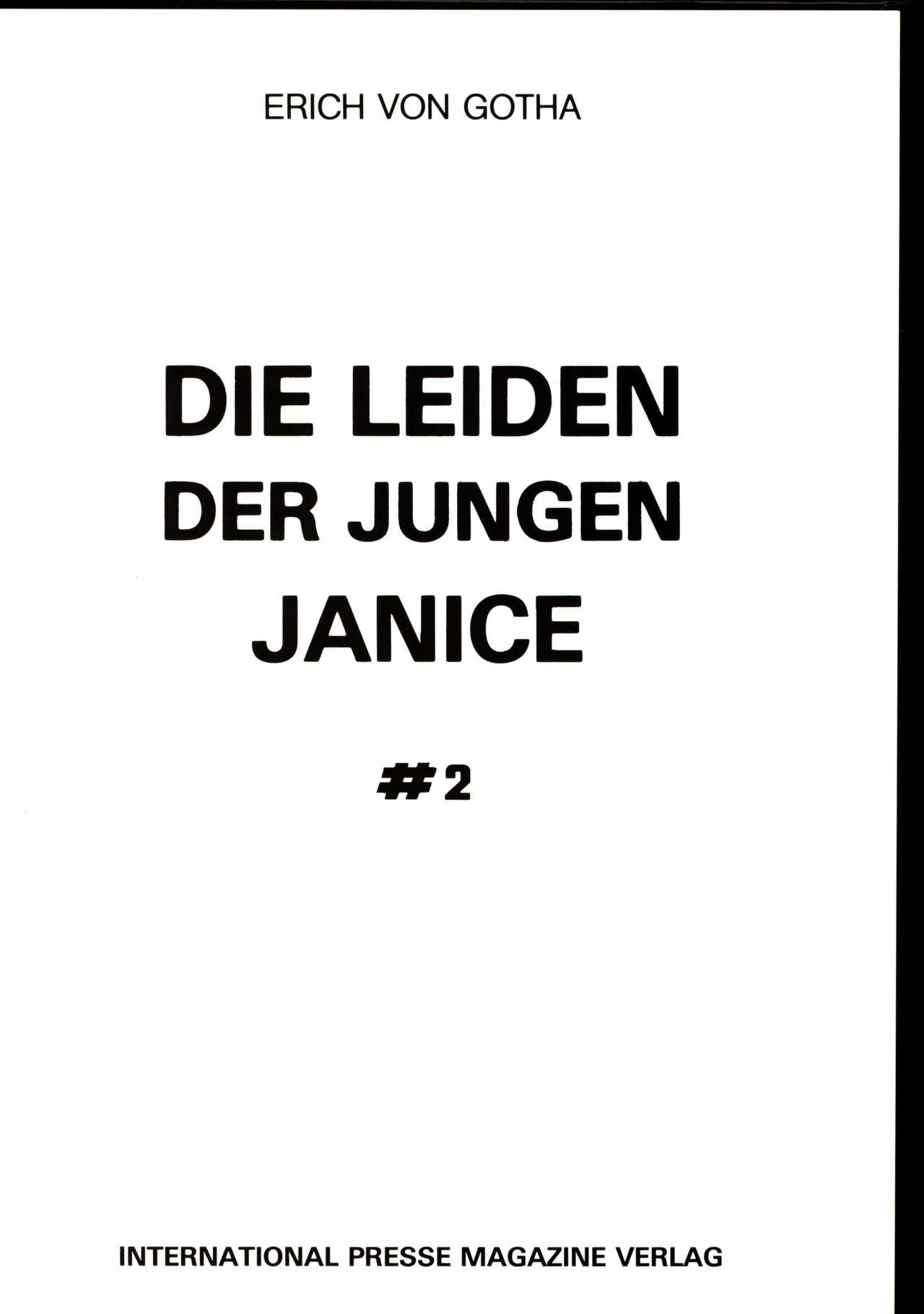 Die Leiden der jungen Janice #2 page 2 full