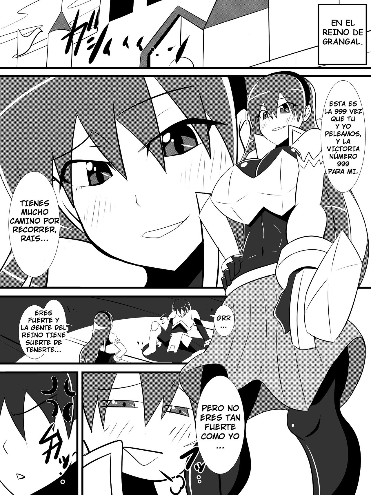 Osananajimi no Onna Kishi ga Oujo ni Naru Made Zenpen page 2 full