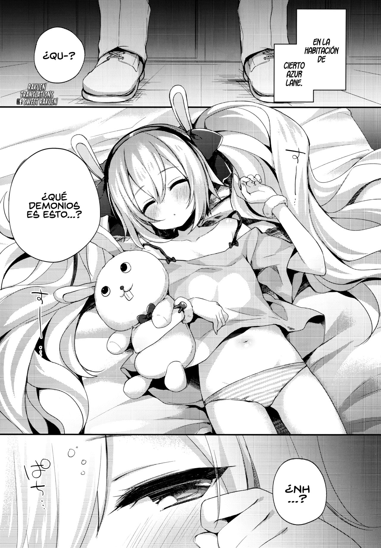 Shikikan, Kyou wa Atsui kara Laffey to Nenne... Shiyo? page 4 full