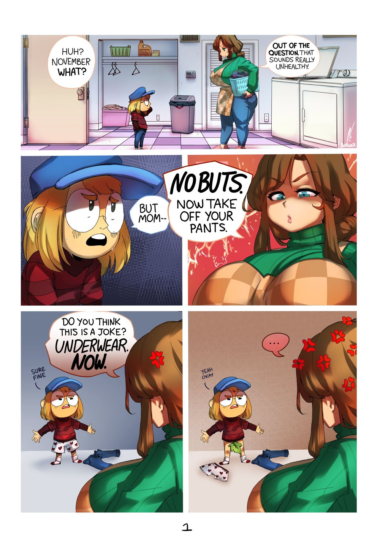 No Nut November page 1 full