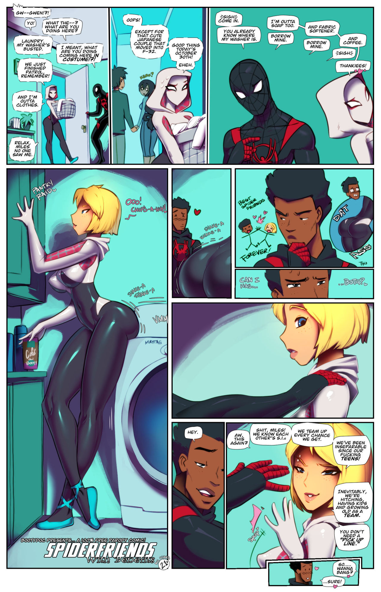 SpiderFriends with Benefits page 1 full
