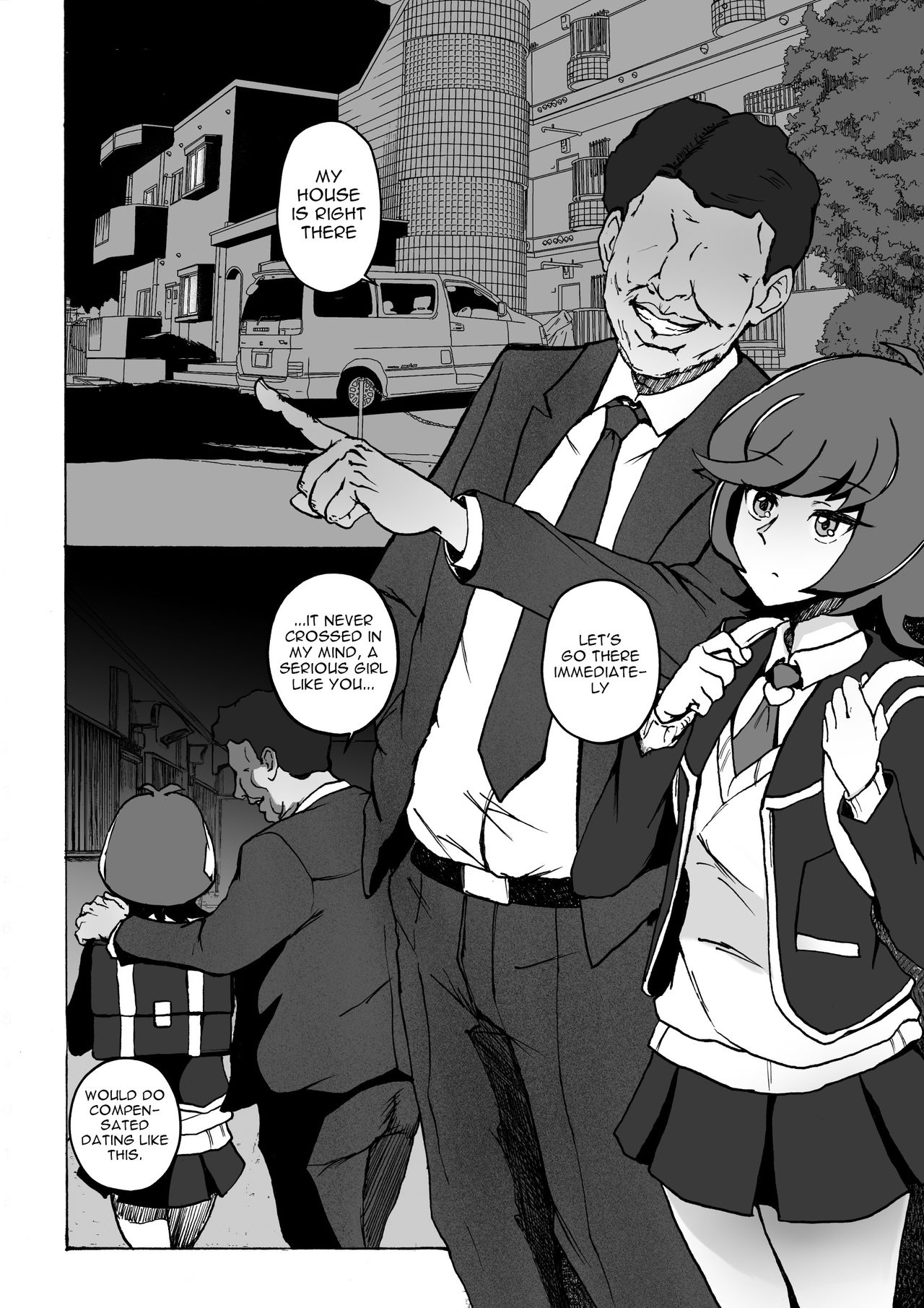 Compensated Dating JK and Impregnator Oji-san page 3 full