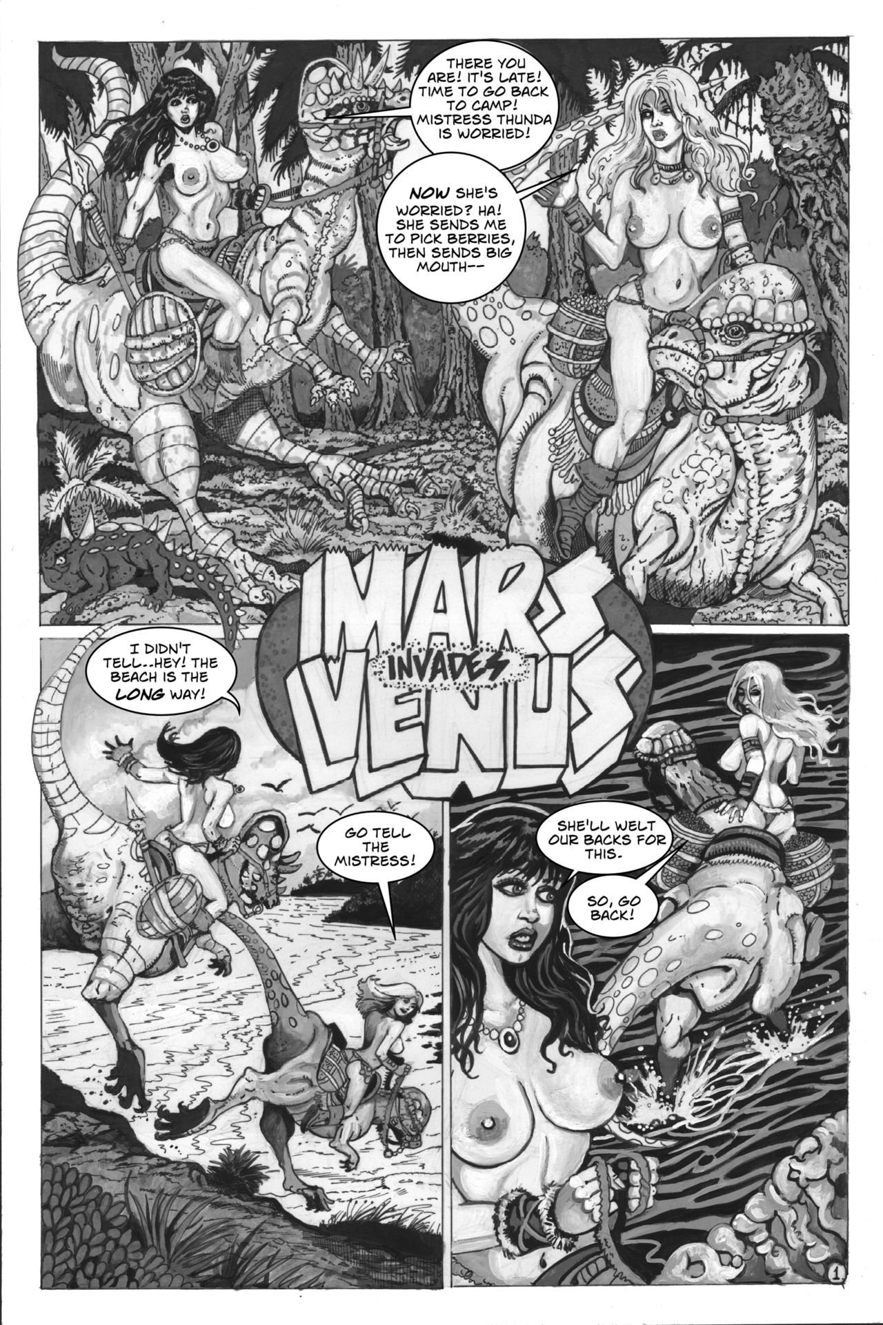 Mars Invades Venus #1 page 3 full