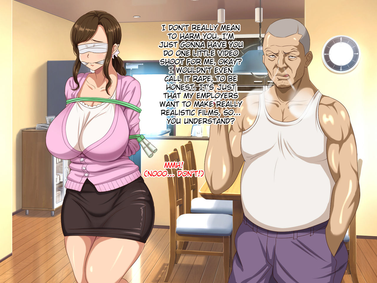 Daisuki na Mama ga Boku no Me no Mae de Nando mo Rape Sareta Hi | The Day When My Beloved Mom Was Raped Over and Over Right Before My Eyes page 9 full