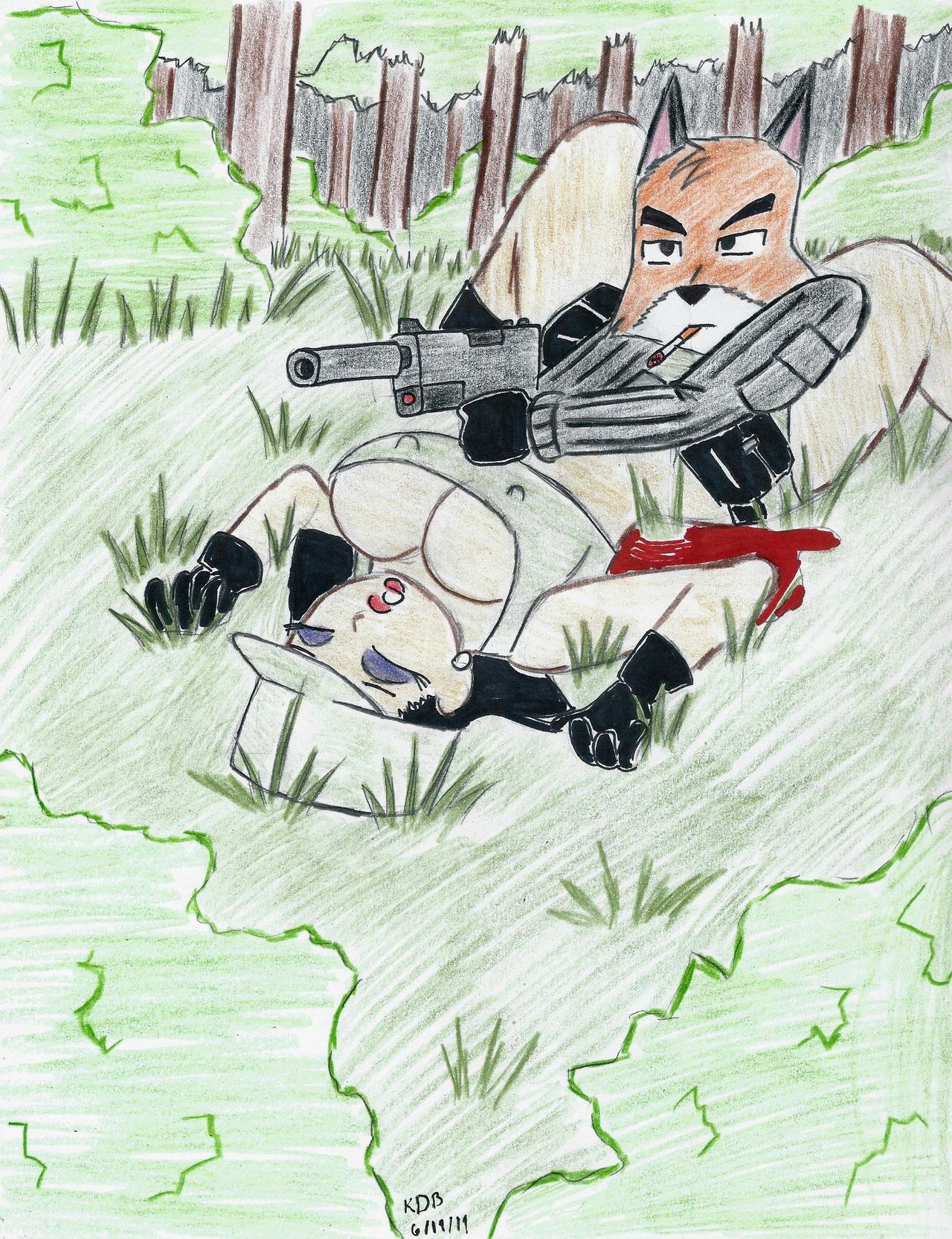 James Foxx and the Bloody Roses page 9 full