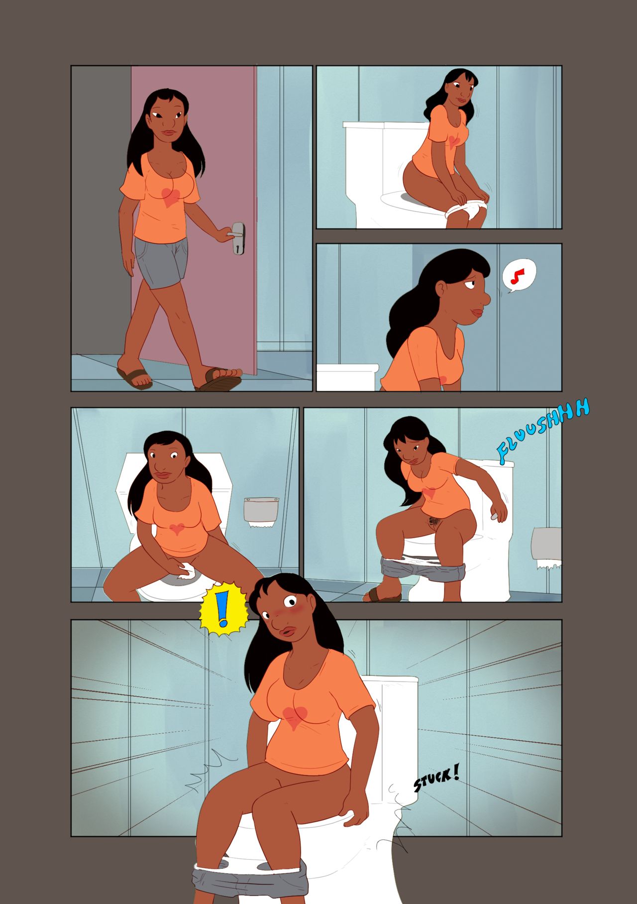 Nani and Stitch Comic page 1 full