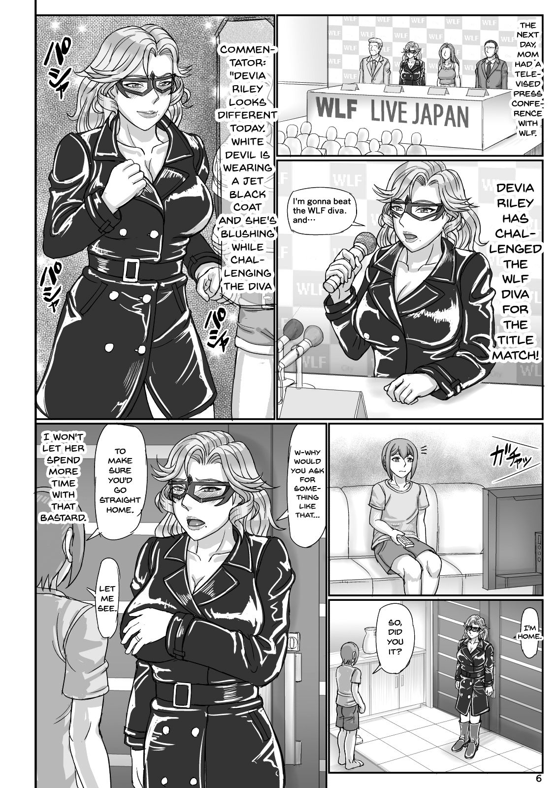Mama wa Russian Half no Akuyaku Wrestler 2 - H Mizugi de Dokidoki Hen | Mama Is a Half Russian Half Akuyaku Wrestler 2 page 6 full