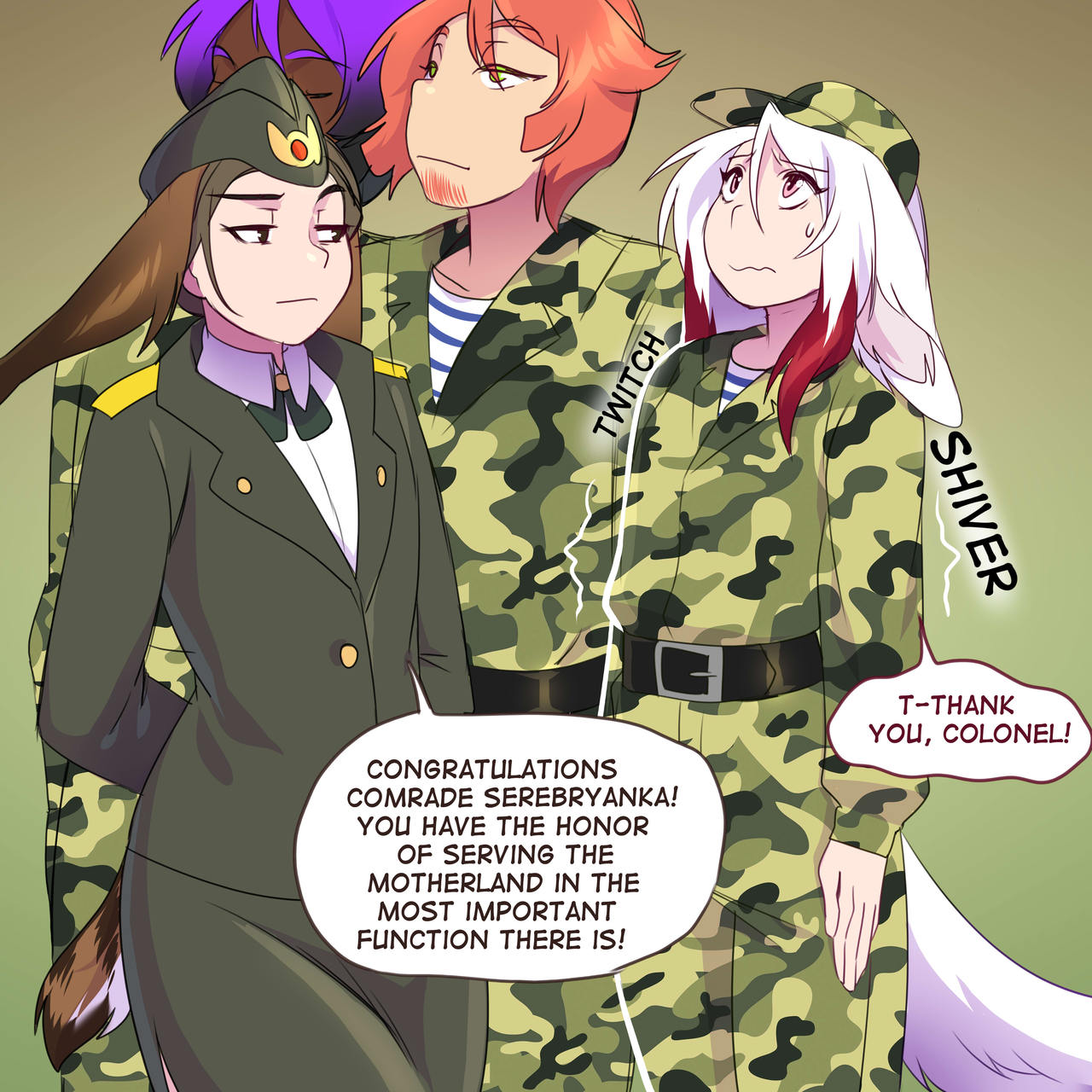 Silver Joins the Russian Army! page 1 full