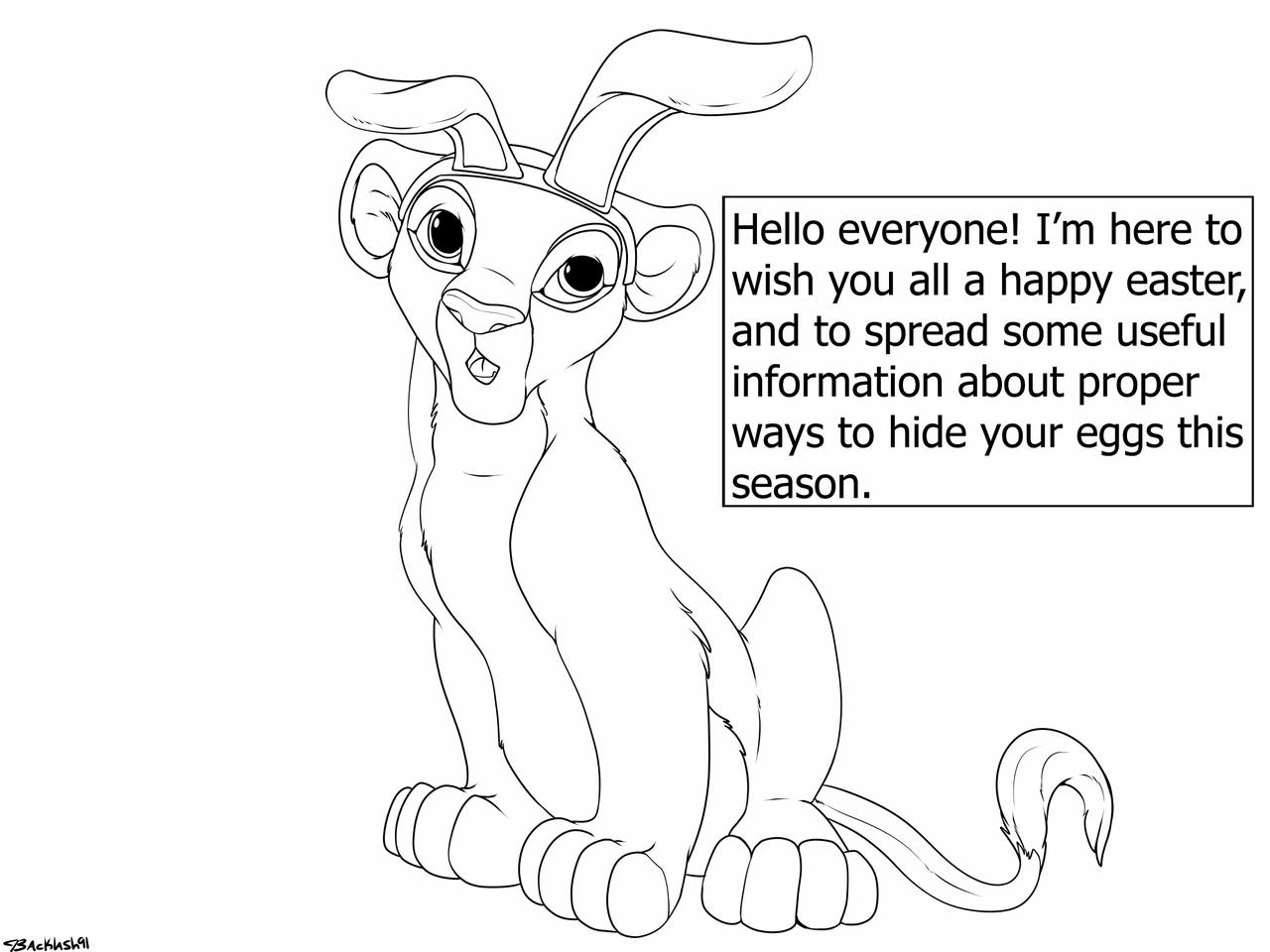 Hiding eggs with nala page 1 full