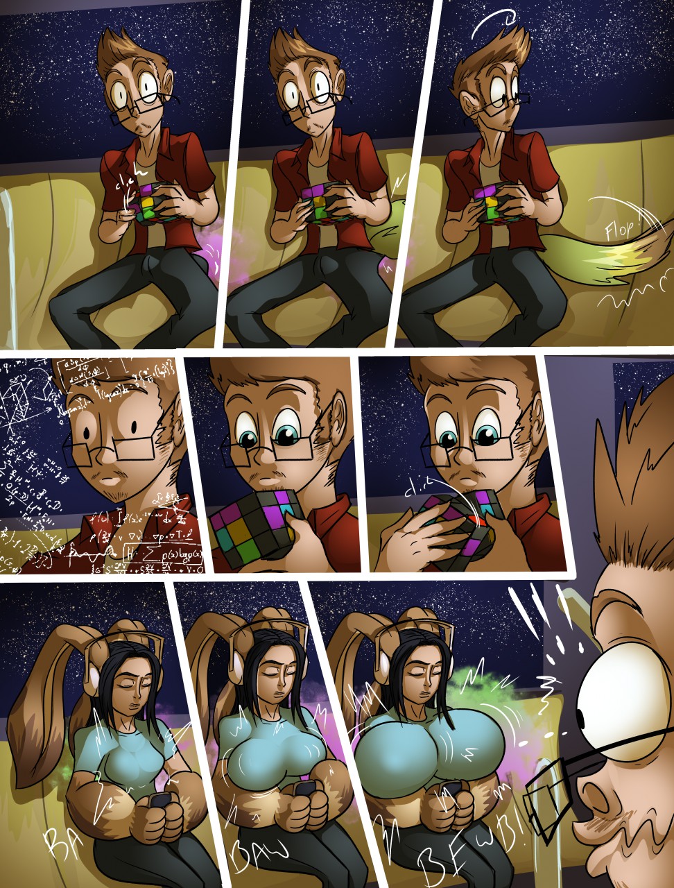 Tenkoman Comic: Long Train Running page 4 full