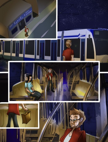 Tenkoman Comic: Long Train Running cover