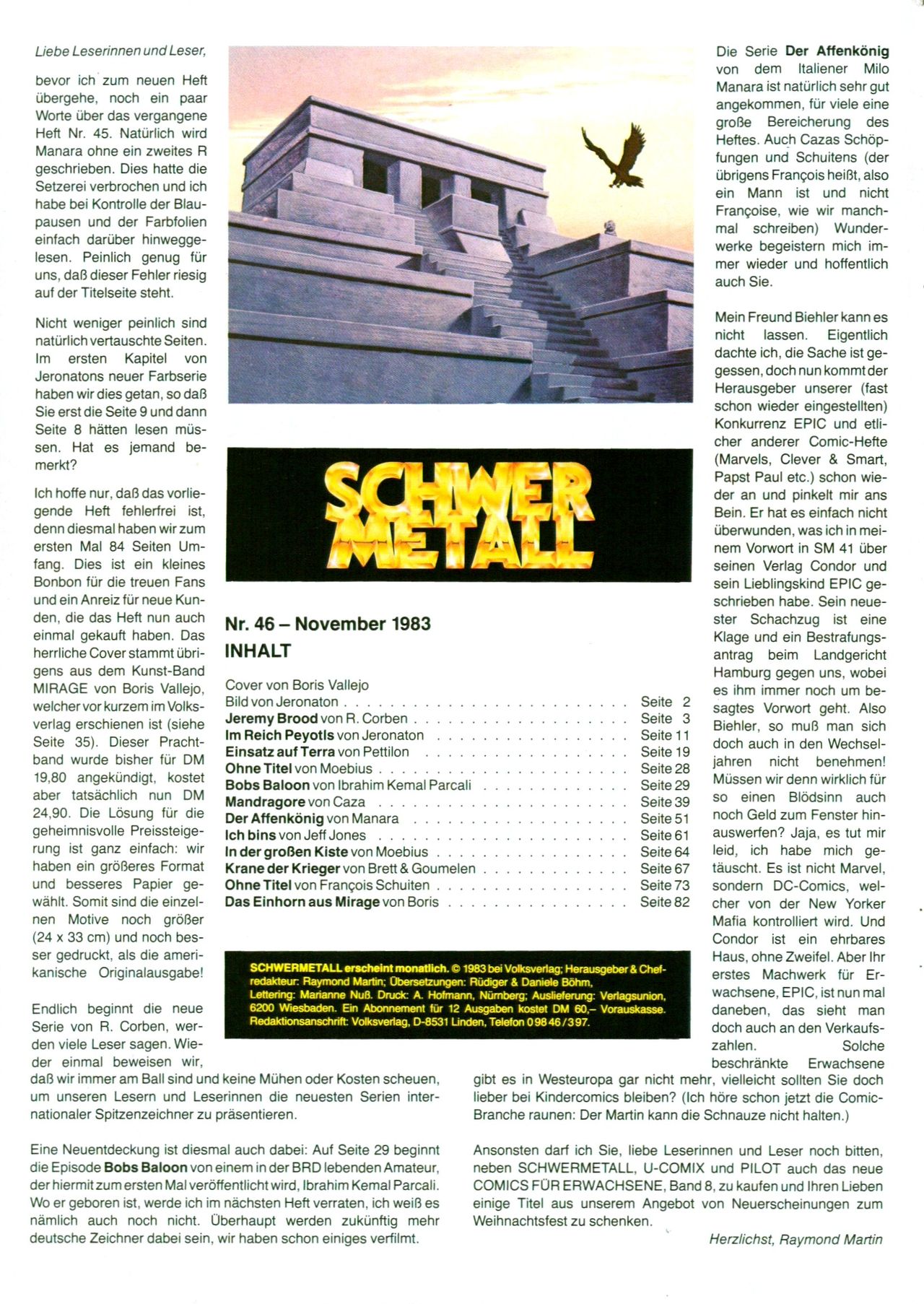 Schwermetall #046 page 2 full