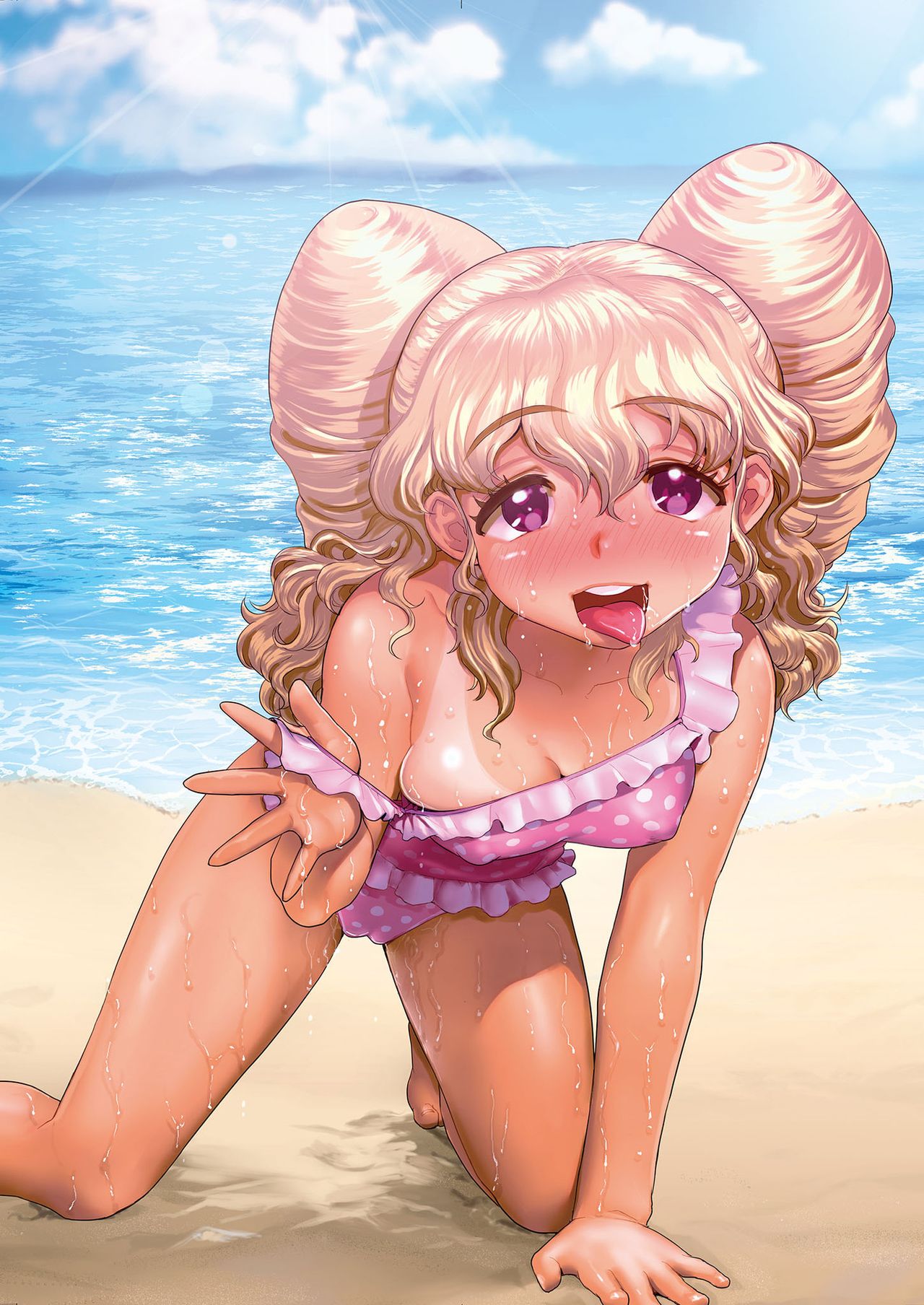 Energy Kyo-ka!! ~Bakunyuu JK. Gachi Zeme Hatsujou Chuu!~ Omata de Nukarete Okuchi de Gokugoku Yuujou to Fukujuu no Semen Gourmet Match! page 3 full