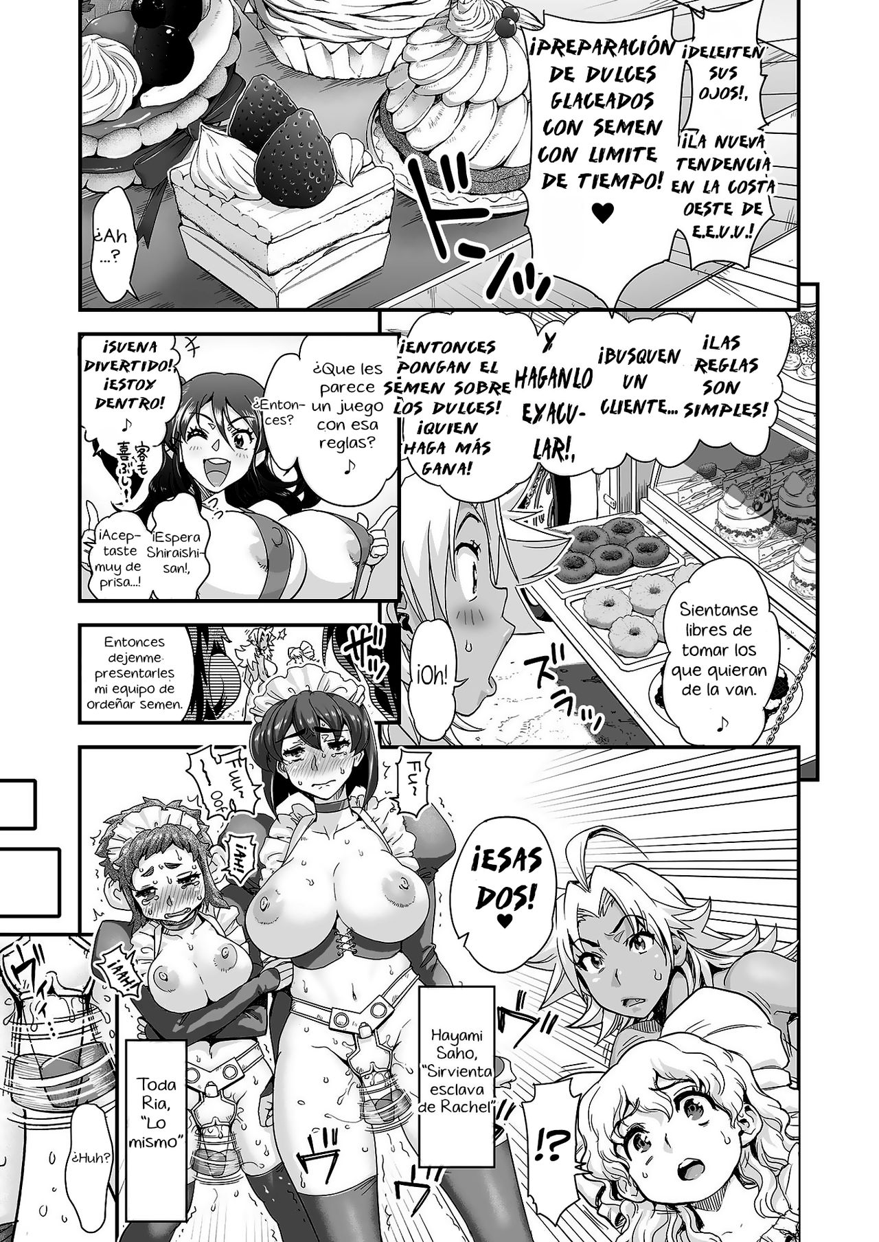Energy Kyo-ka!! ~Bakunyuu JK. Gachi Zeme Hatsujou Chuu!~ Omata de Nukarete Okuchi de Gokugoku Yuujou to Fukujuu no Semen Gourmet Match! page 7 full