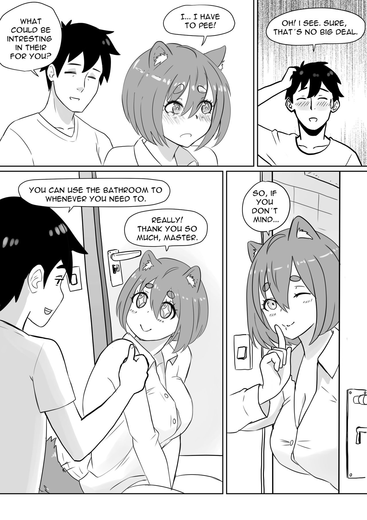 Life with a dog girl Chapter 2 page 3 full