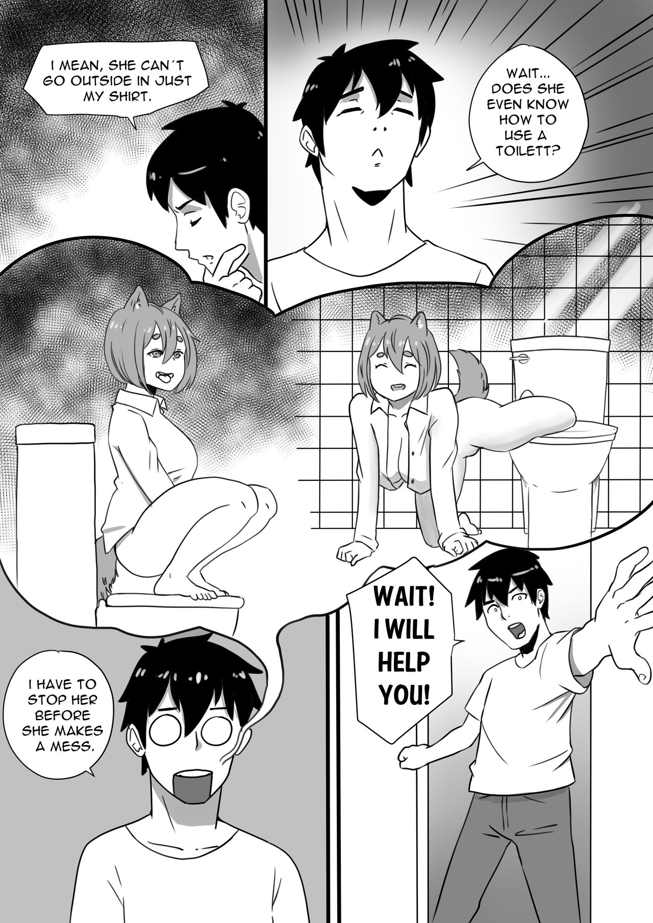Life with a dog girl Chapter 2 page 4 full