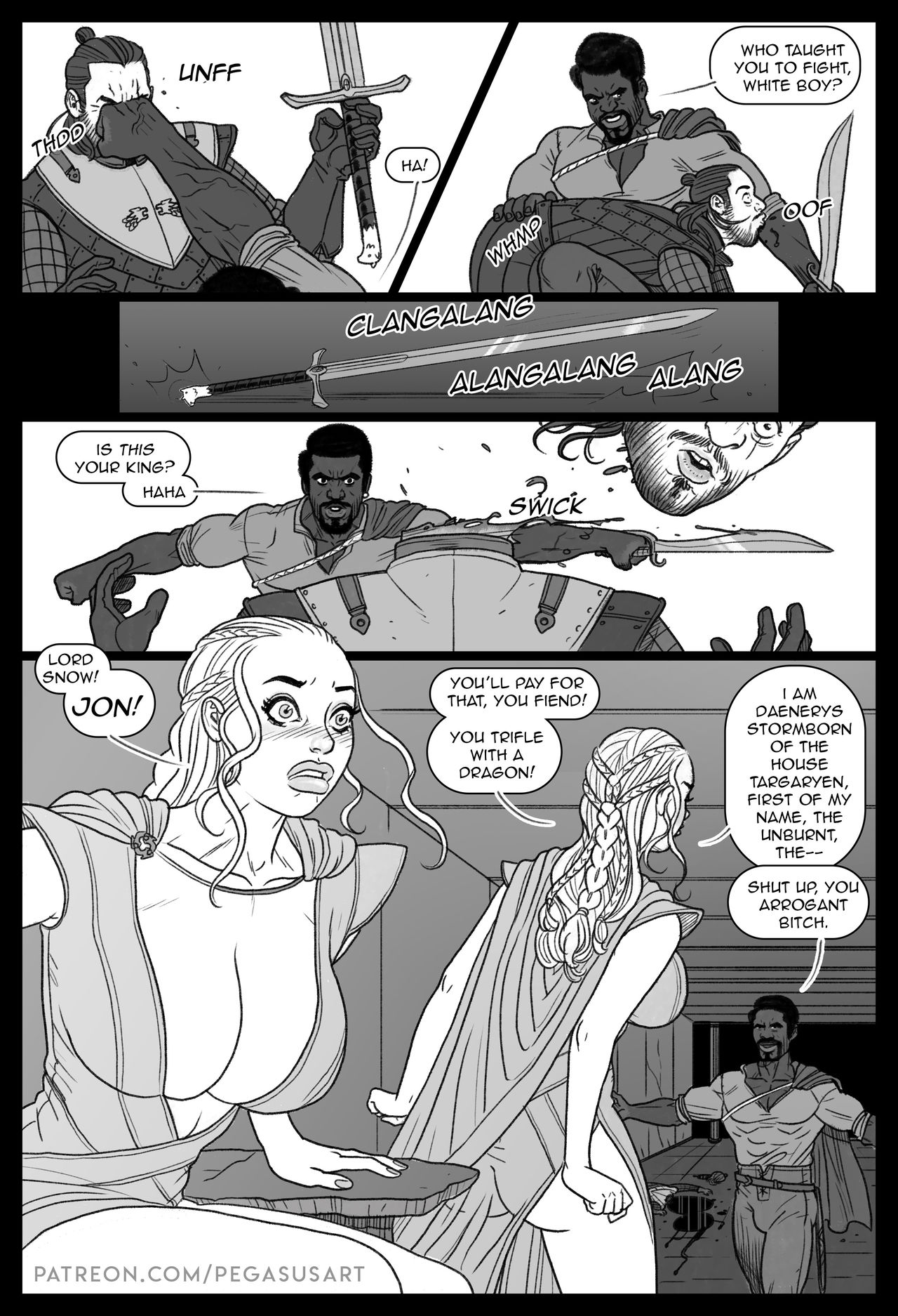 Game of Thrones: BLACKED #1 - Daenerys Dominated page 4 full
