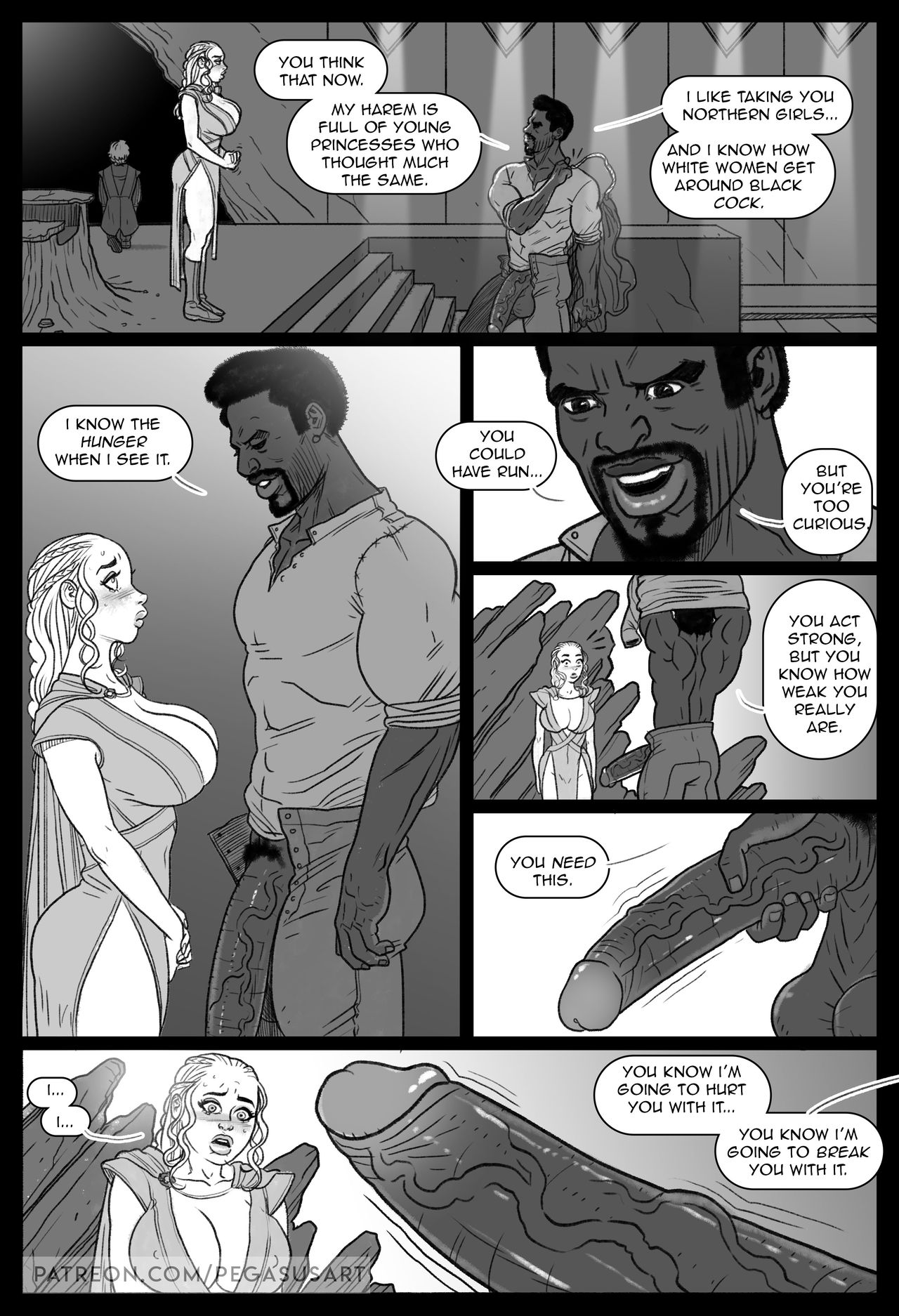 Game of Thrones: BLACKED #1 - Daenerys Dominated page 6 full