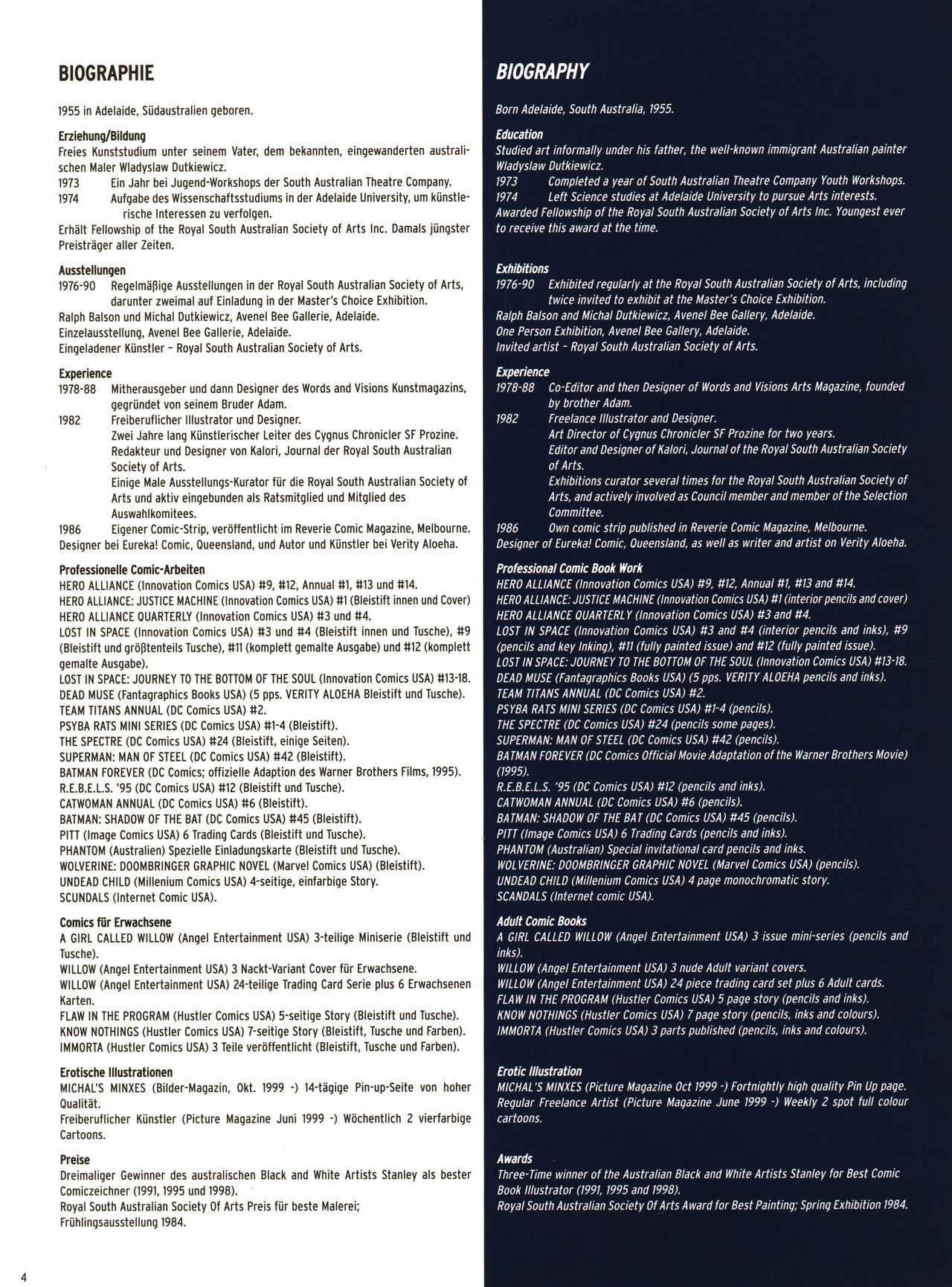 Art Fantastix #14 - The Art of Michal Dutkiewicz page 6 full