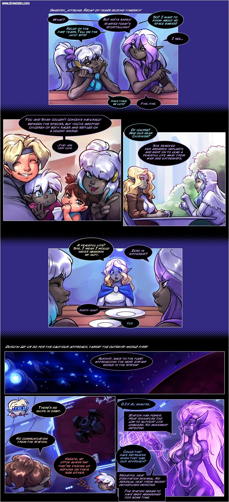 Drowtales Space Age 8 page 5 full