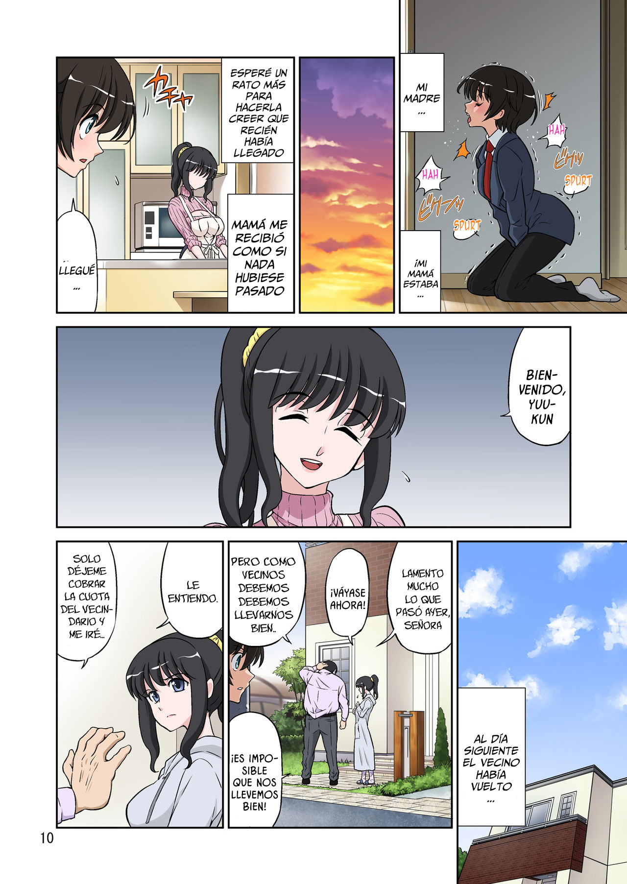 Megami Sugiru Mama ga Tonari no Oyaji ni Tanetsuke Press Sareteita Ken | Mama Was Too Divine So Our Neighbor Did The Mating Press On Her page 10 full