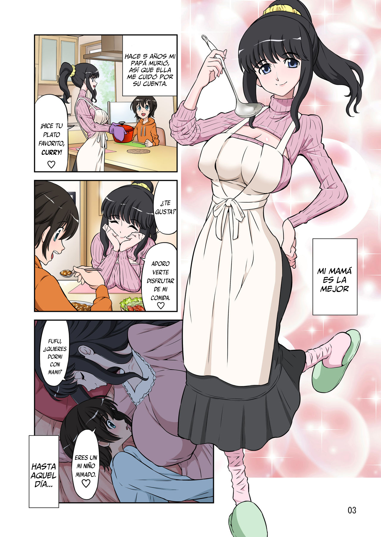 Megami Sugiru Mama ga Tonari no Oyaji ni Tanetsuke Press Sareteita Ken | Mama Was Too Divine So Our Neighbor Did The Mating Press On Her page 3 full