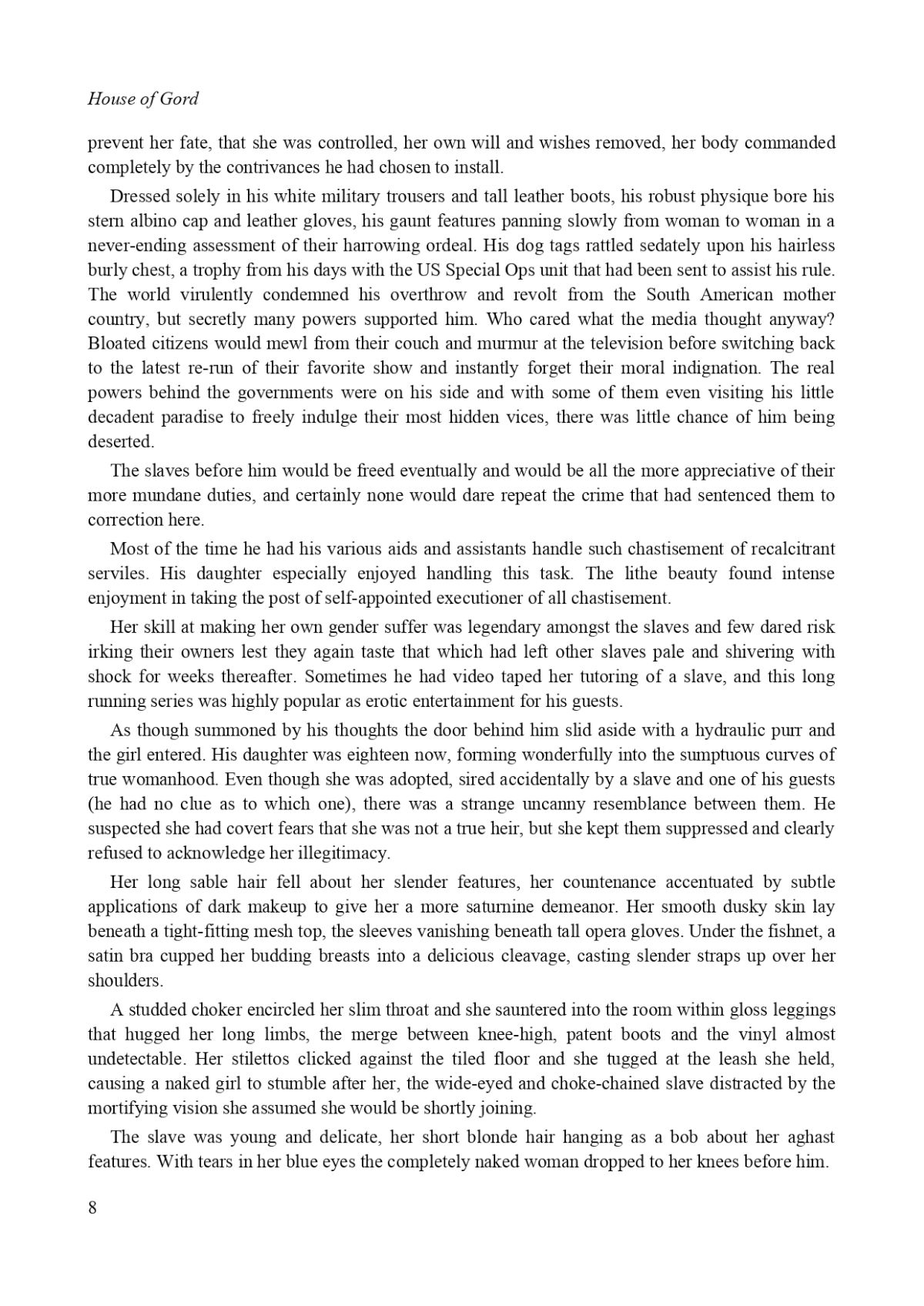 House of Gord BD-031 - Condemned to Slavery  English| page 6 full