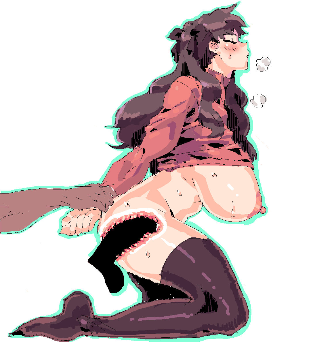 Rin Tohsaka sketches page 5 full