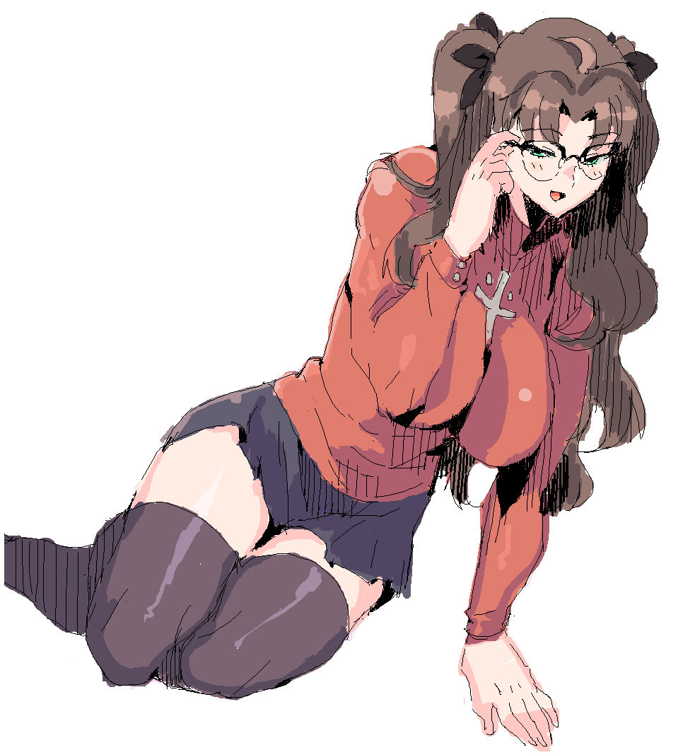 Rin Tohsaka sketches page 7 full